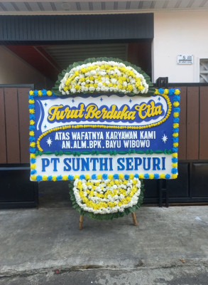 Papan Bunga Duka di Inggerus
